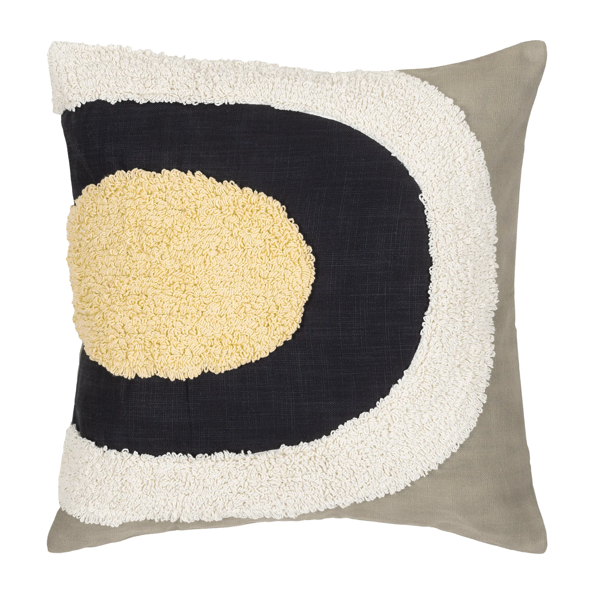 Melooni putetrekk 50 x 50 cm, grå-hvit-gul Marimekko