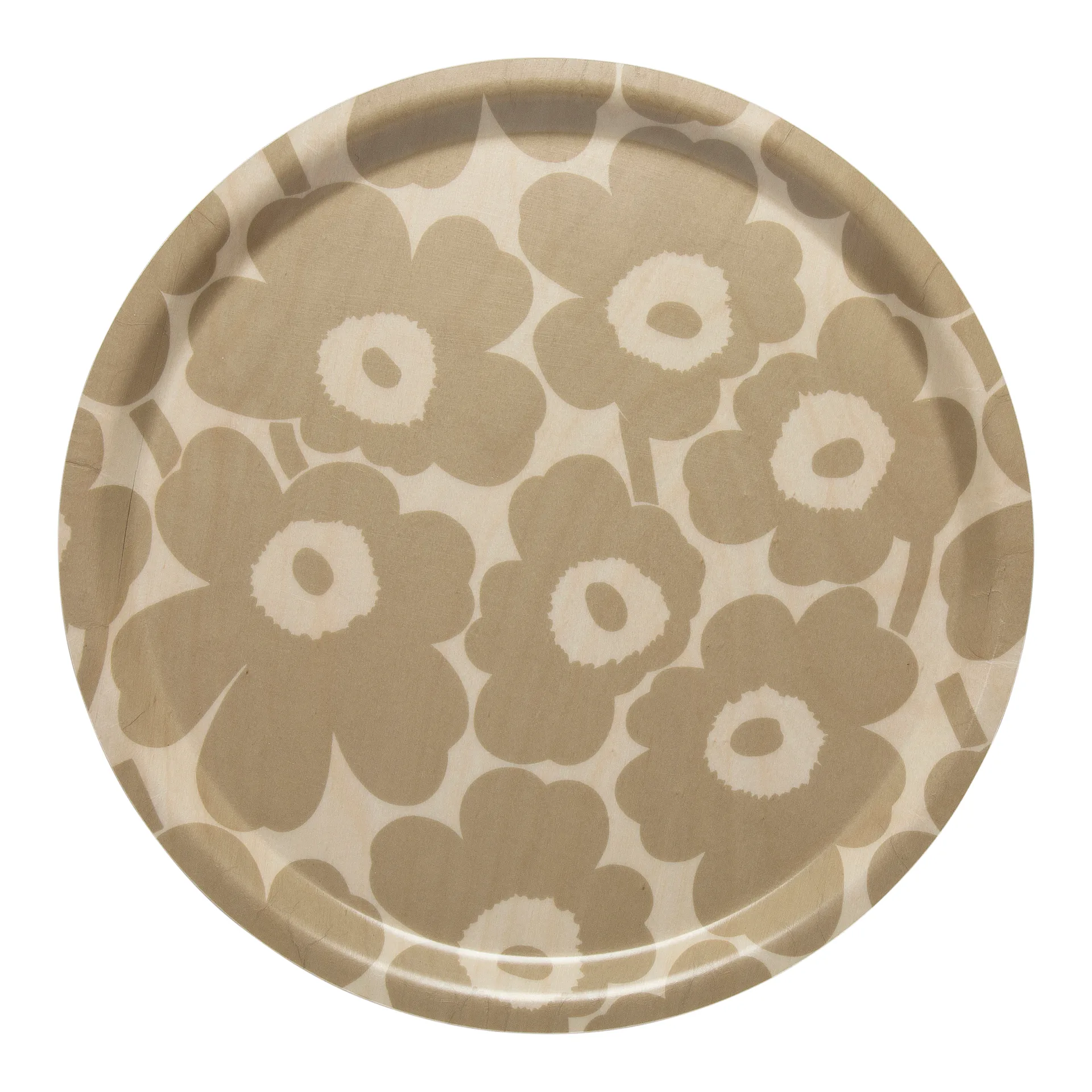 Mini Unikko serveringsbrikke, Lysebrun-beige Marimekko