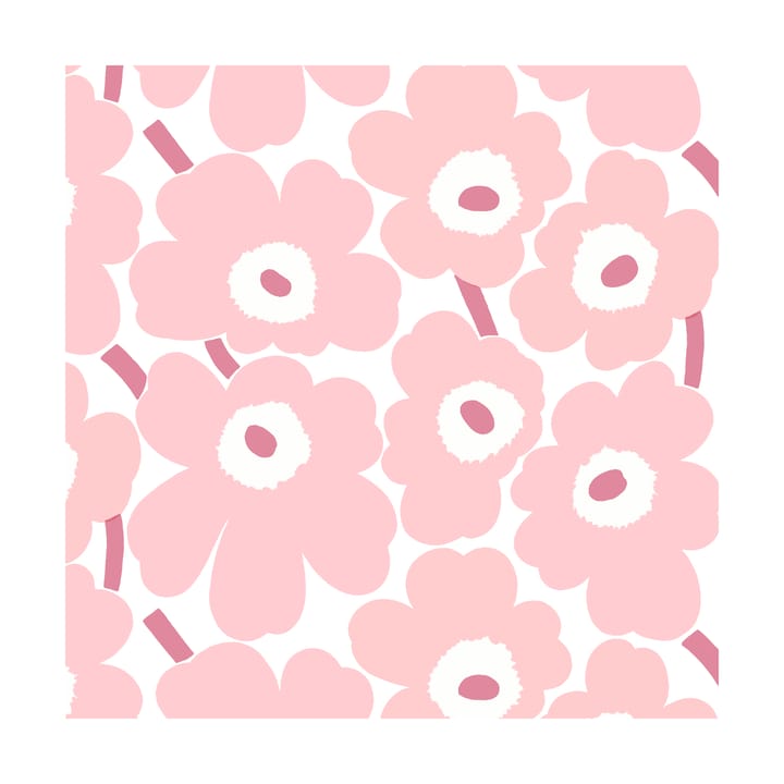 Mini Unikko serviett 20-pk - Light Pink - Marimekko