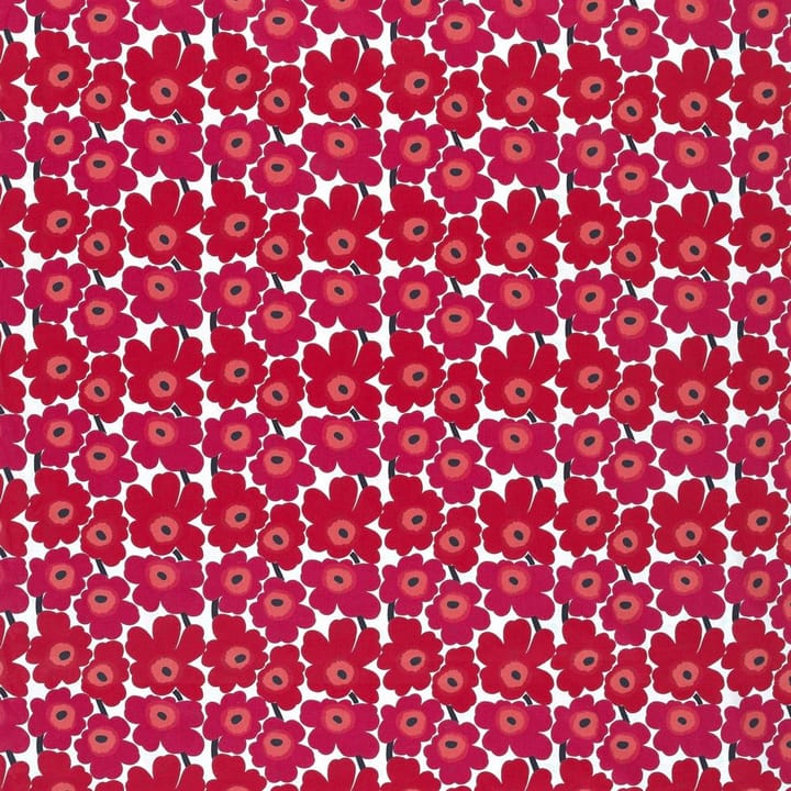 Mini-Unikko stoff - rød - Marimekko