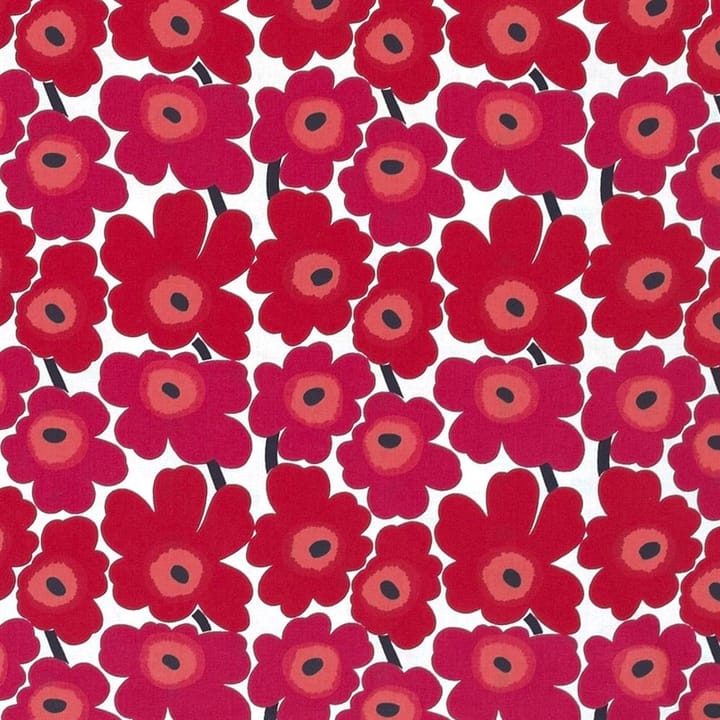 Mini-Unikko stoff, rød Marimekko