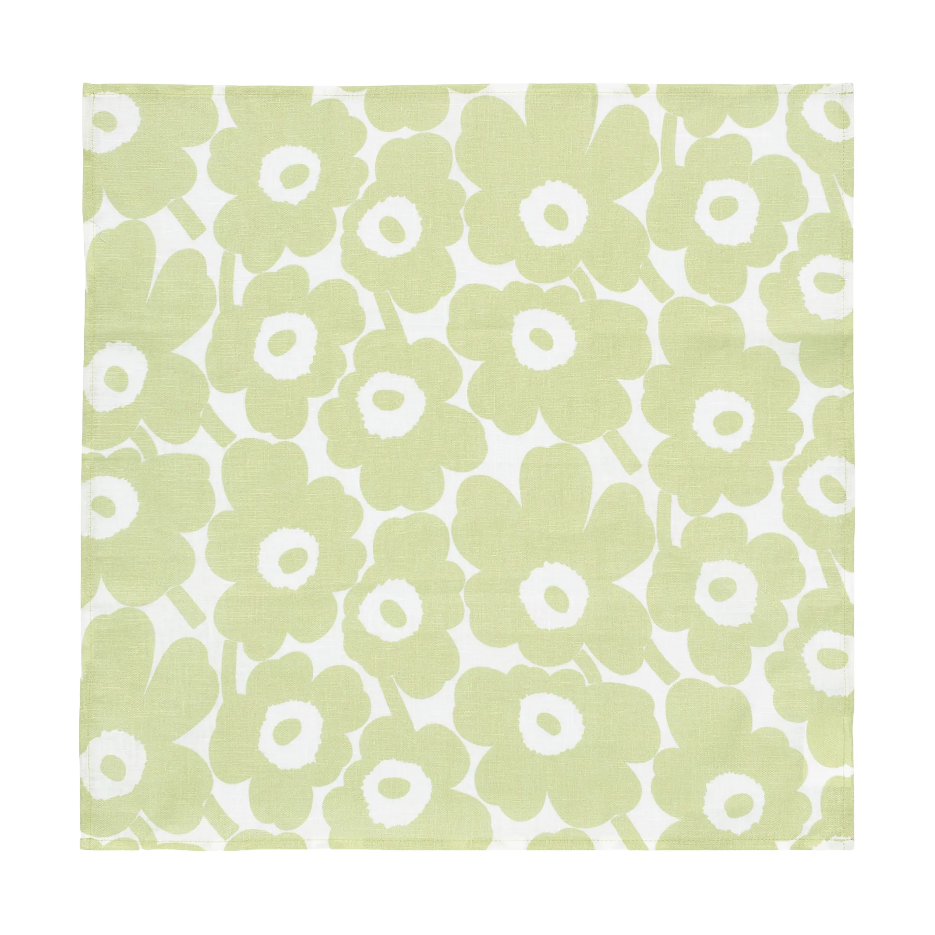 Mini unikko tøyserviett 43x43 cm, Pear-white Marimekko