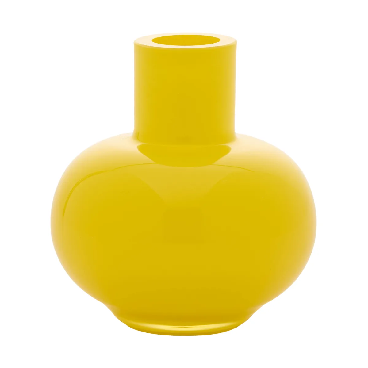 Mini vase 6 cm, Gul Marimekko