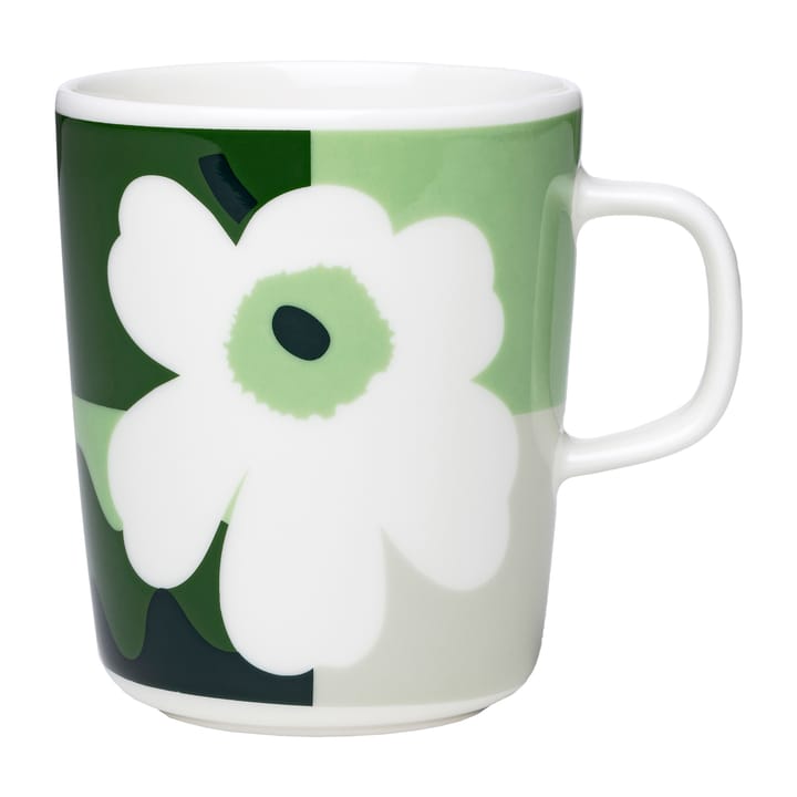 MM Co-Created kopp 25 cl, Hvit-grønn-svart Marimekko