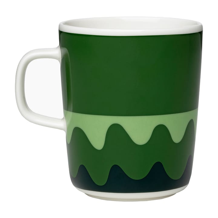 MM Co-Created kopp 25 cl, Hvit-grønn-svart Marimekko