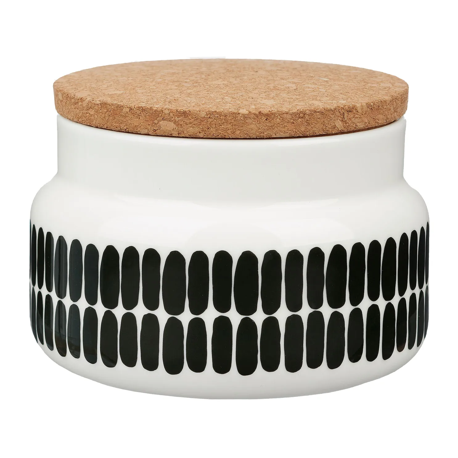 Oiva Alku boks 0,7 L, Hvit-mørk grønn Marimekko