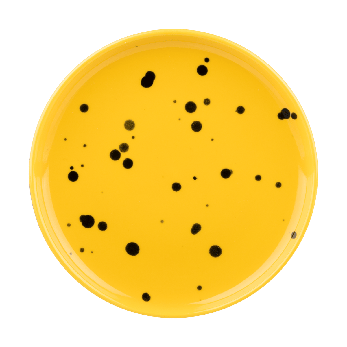 Marimekko Oiva tallerken Ø13,5 cm. Yellow-black