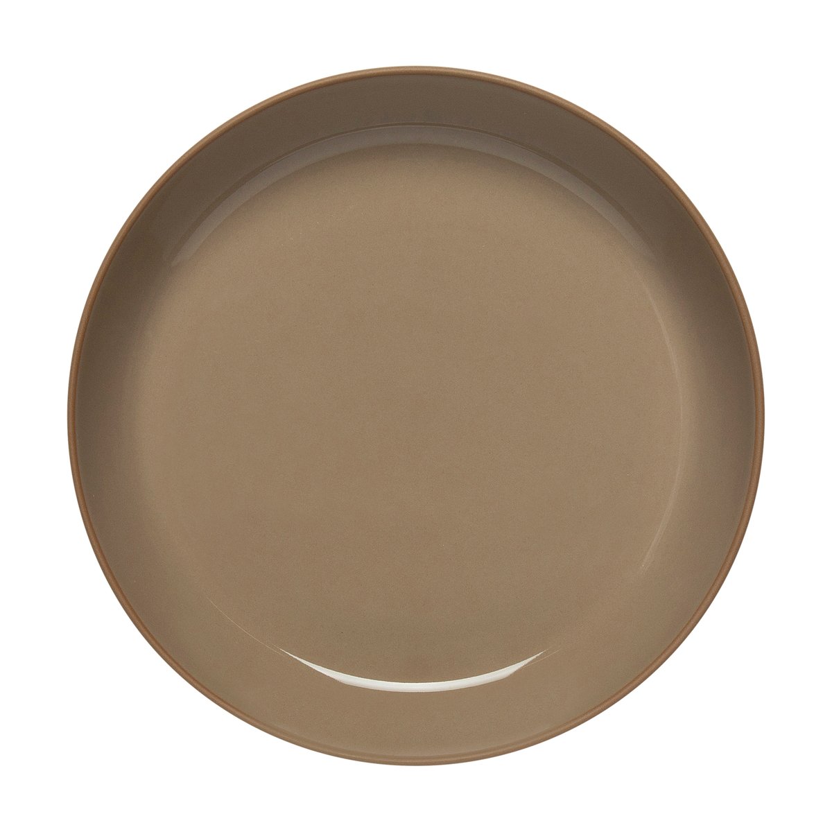 Marimekko Oiva tallerken 20,5 cm Brun | Skandinavisk Design | Middagstallerkener | Brun