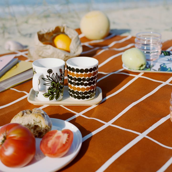 Oiva tallerken hvit, 20 cm Marimekko