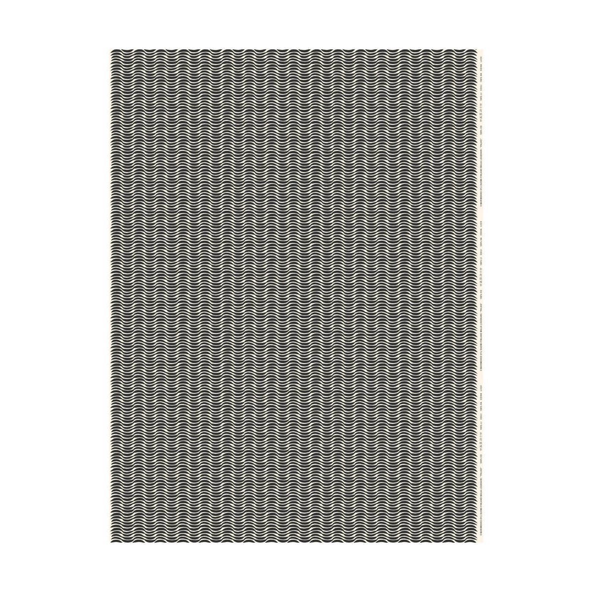 Marimekko Palko bomulsstoff Cotton-coal | Skandinavisk Design | Stoff & Metervare | Hvit