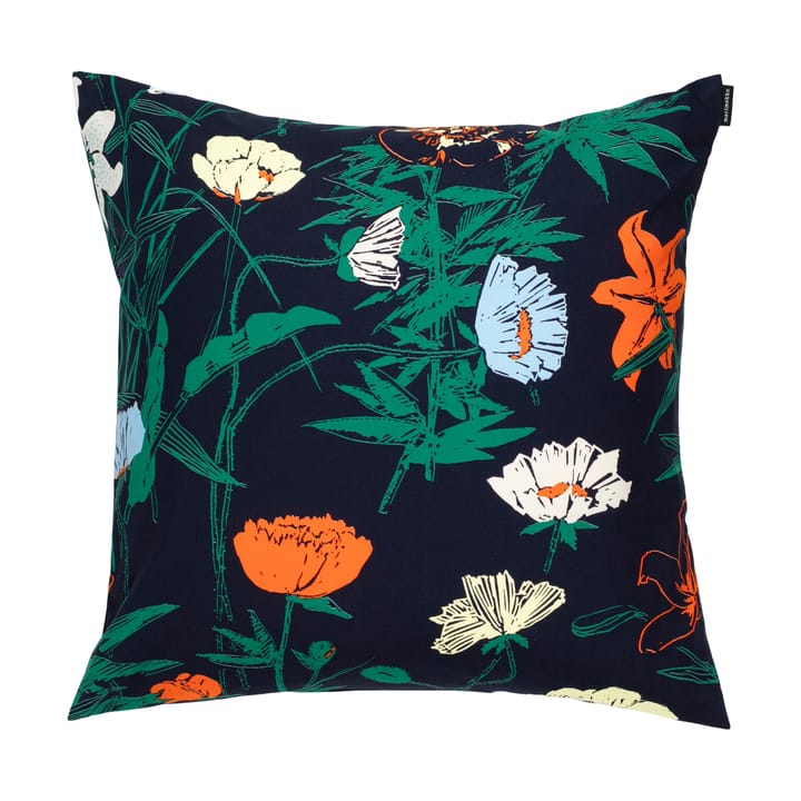 Perenna putetrekk 50x50 cm - Dark blue-green-lemon-orange - Marimekko