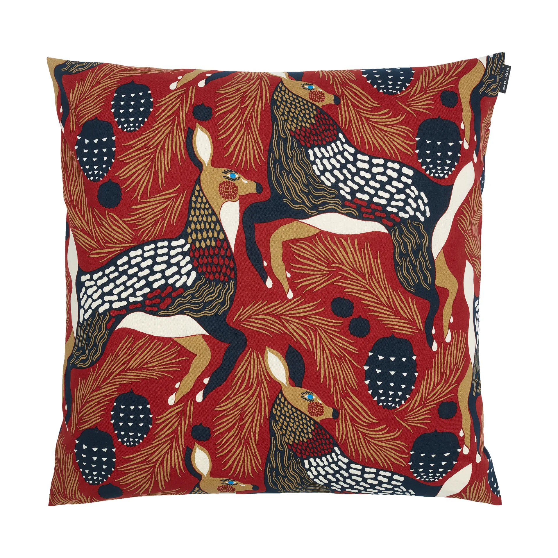 Peura putetrekk 50 x 50 cm, White-beige-dark blue Marimekko
