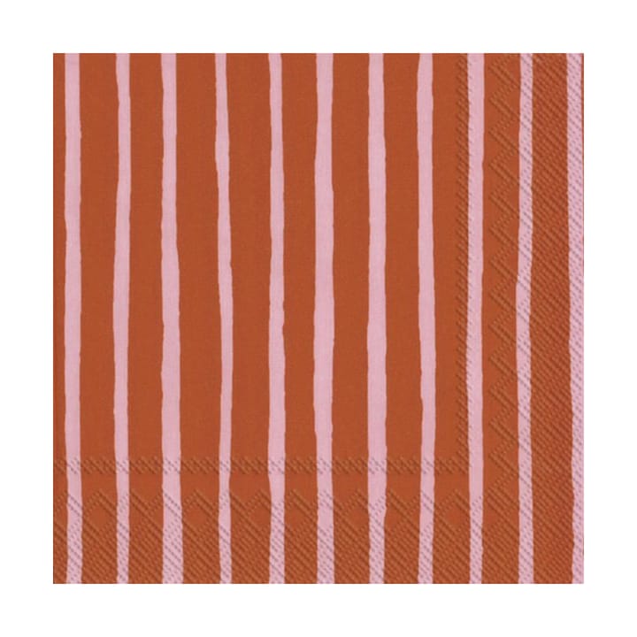 Piccolo serviett 33x33 cm 20-pk, Pink-orange Marimekko