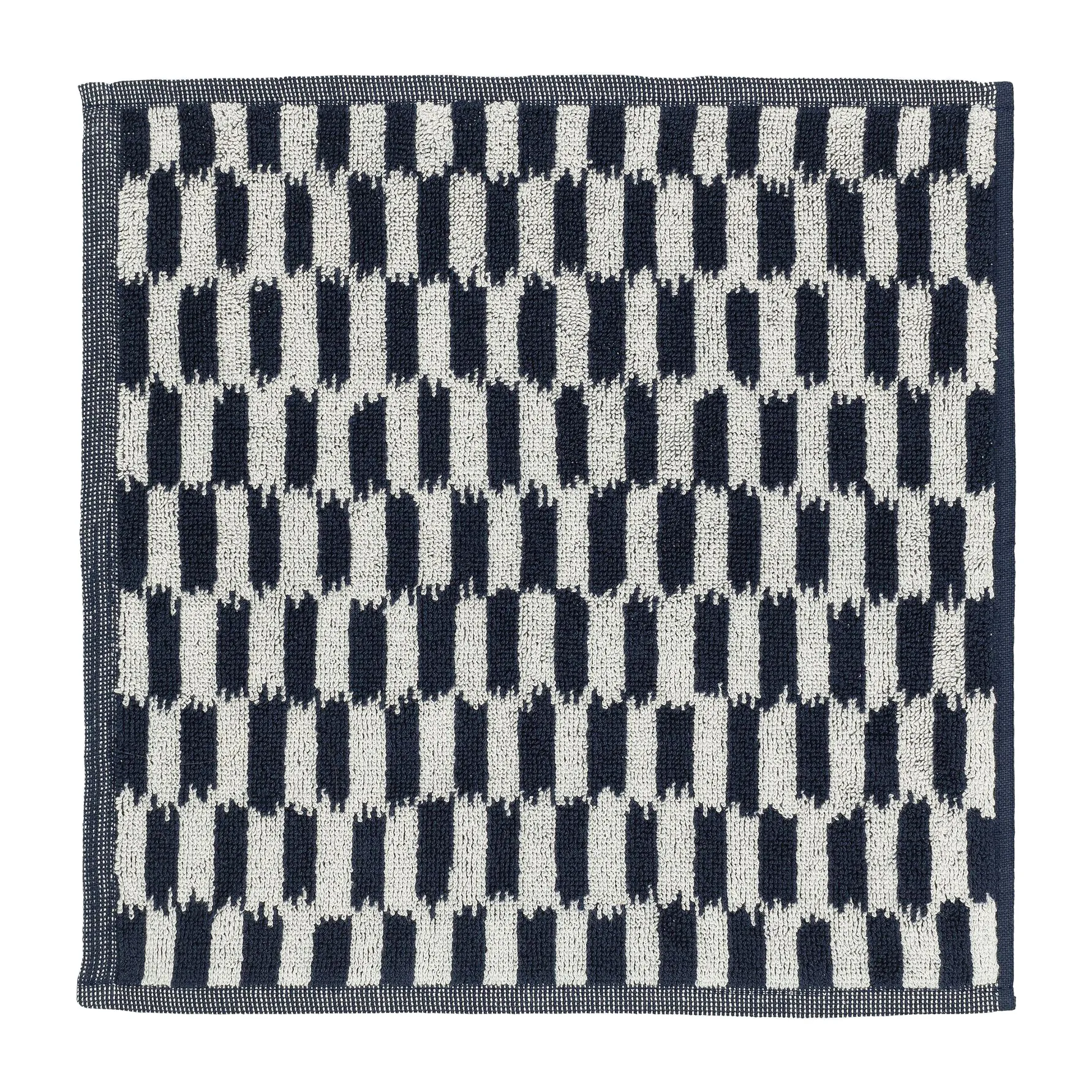 Piekana håndkle dark blue-off white, 30 x 30 cm Marimekko