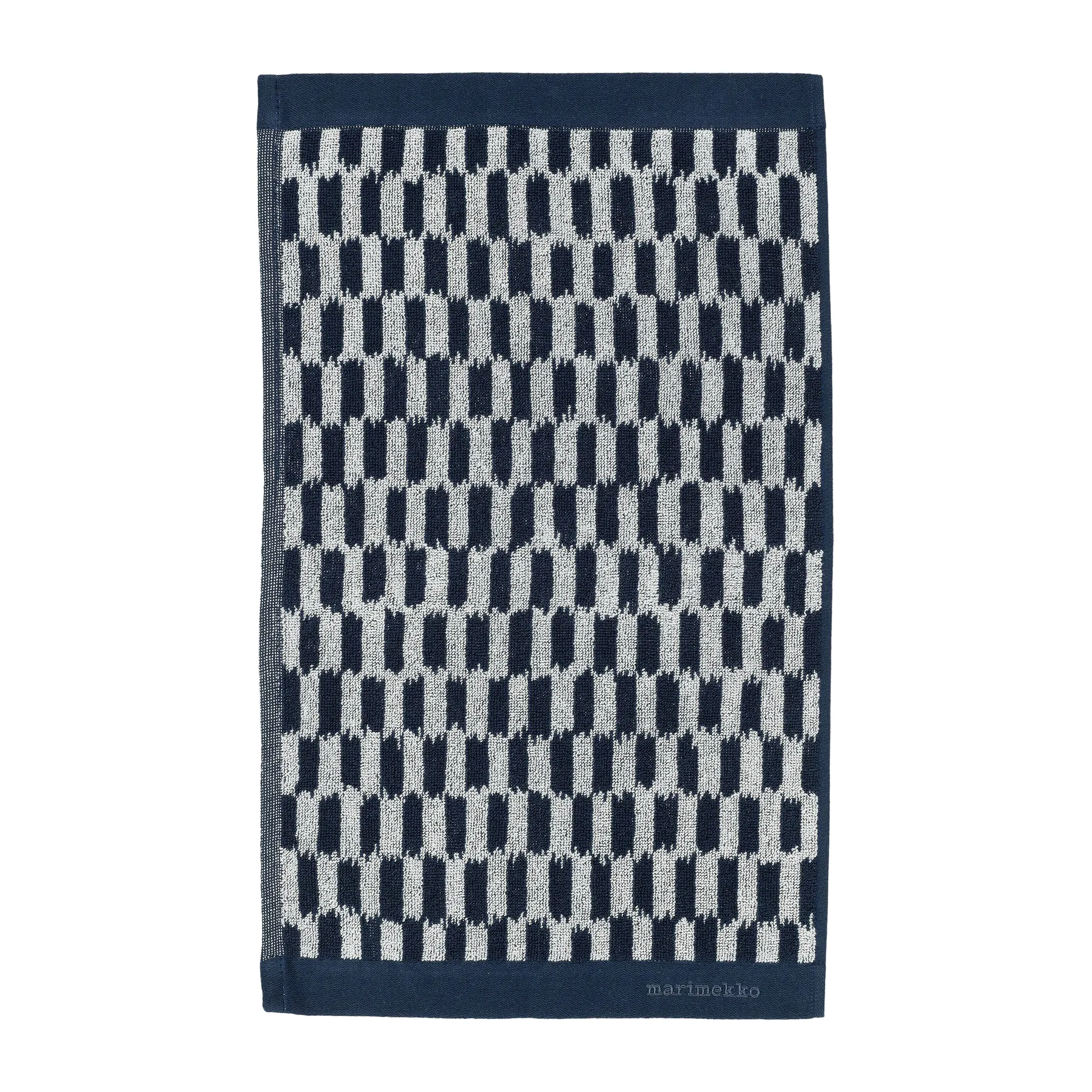 Piekana håndkle dark blue-off white, 30 x 50 cm Marimekko