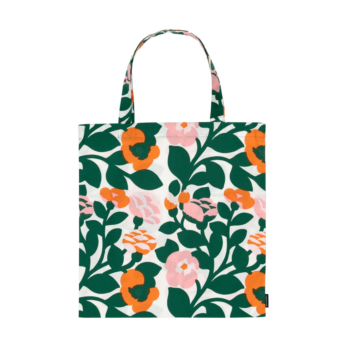 Marimekko Pieni green green veske 44x43 cm Grønn-oransje