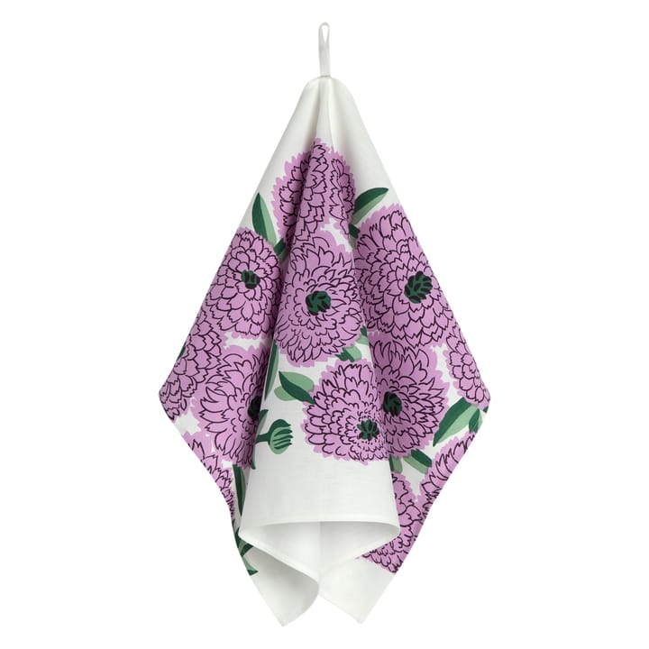 Pieni Primavera kjøkkenhåndkle 47x70 cm - Off white-violet-grønn - Marimekko