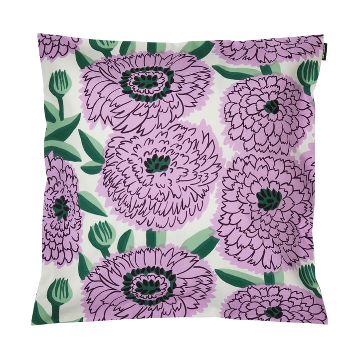 Pieni Primavera putevar 45x45 cm - Off white-violet-grønn - Marimekko