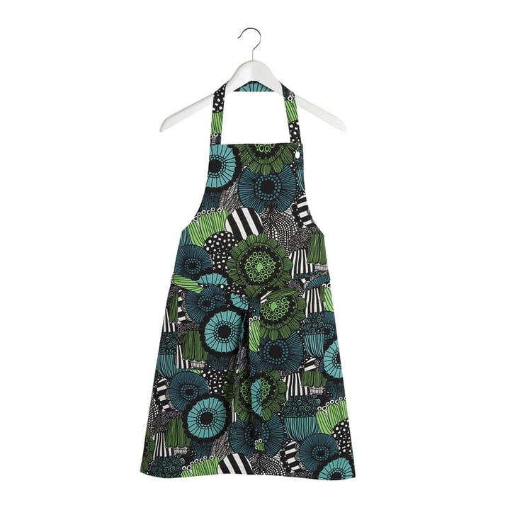 Pieni Siirtolapuutarha forkle, blå-grønn (Finland 100 years) Marimekko