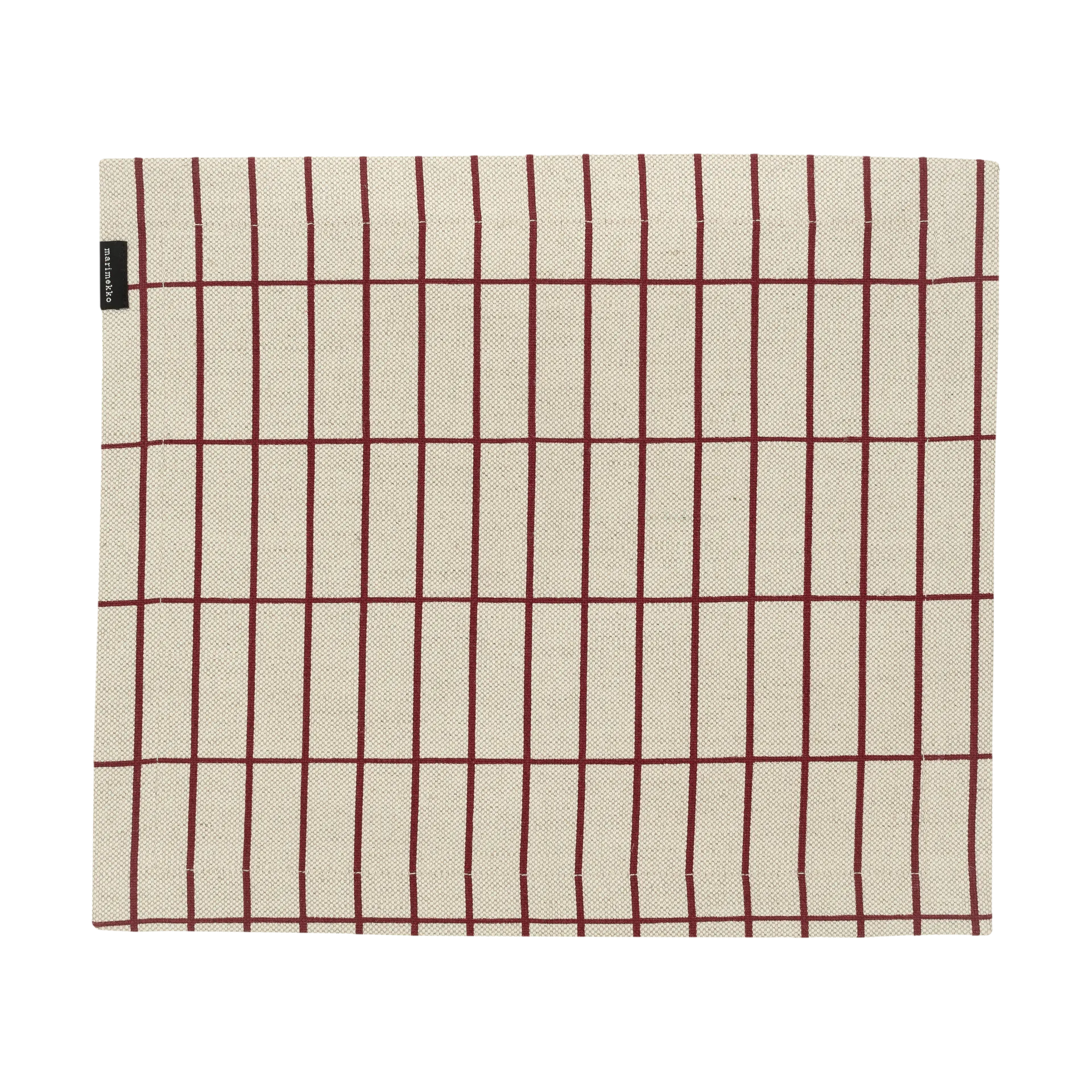 Pieni Tiiliskivi spisebrikke 35x40 cm, Linen-d. red Marimekko