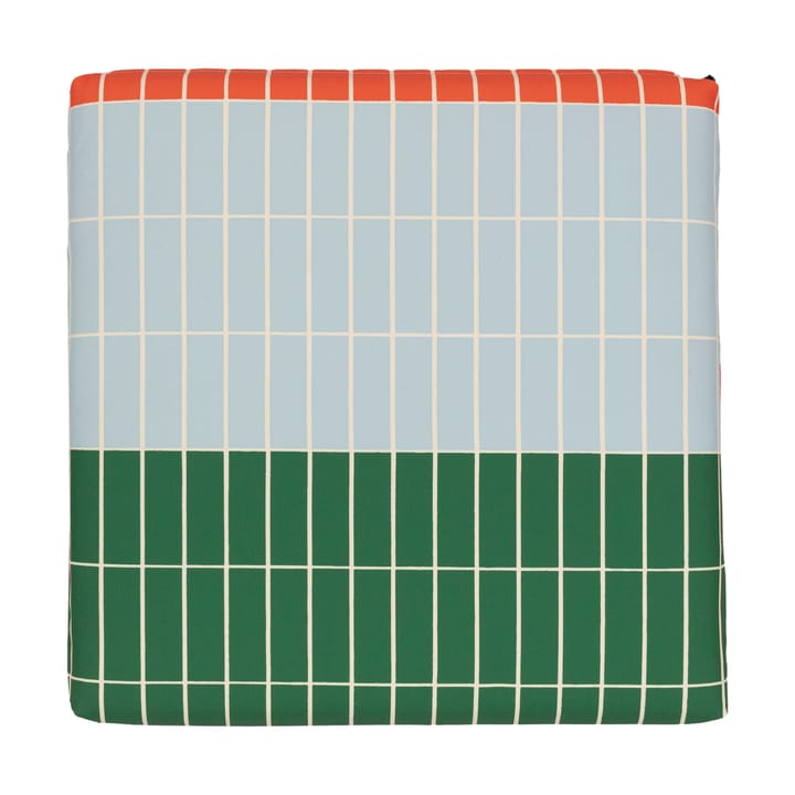 Pieni Tiiliskivi stolspute 40x40 cm, Oransje-blågrønn Marimekko
