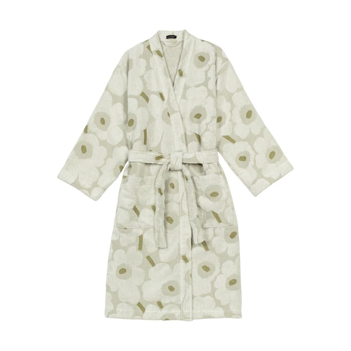 Pieni Unikko badekåpe L - Green umber-cream - Marimekko