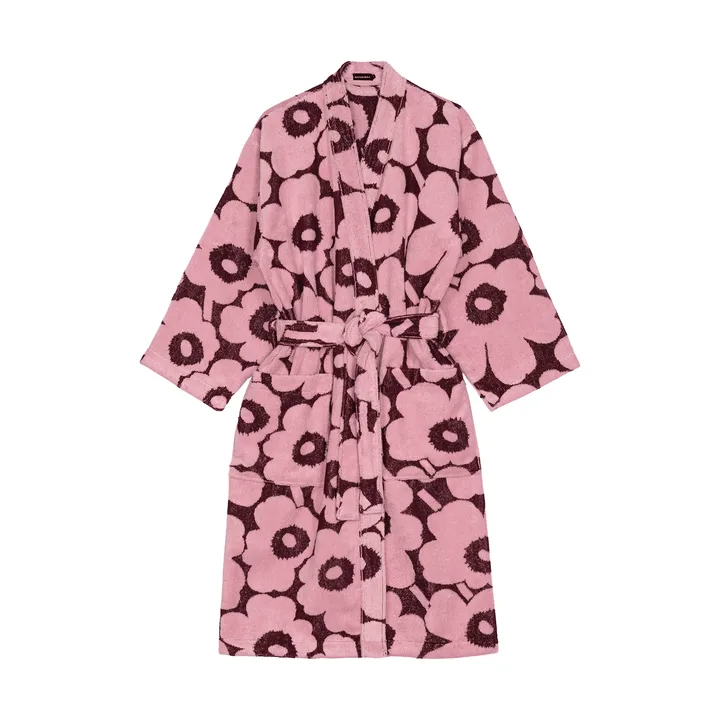 Pieni Unikko badekåpe L - Plomme-rosa - Marimekko