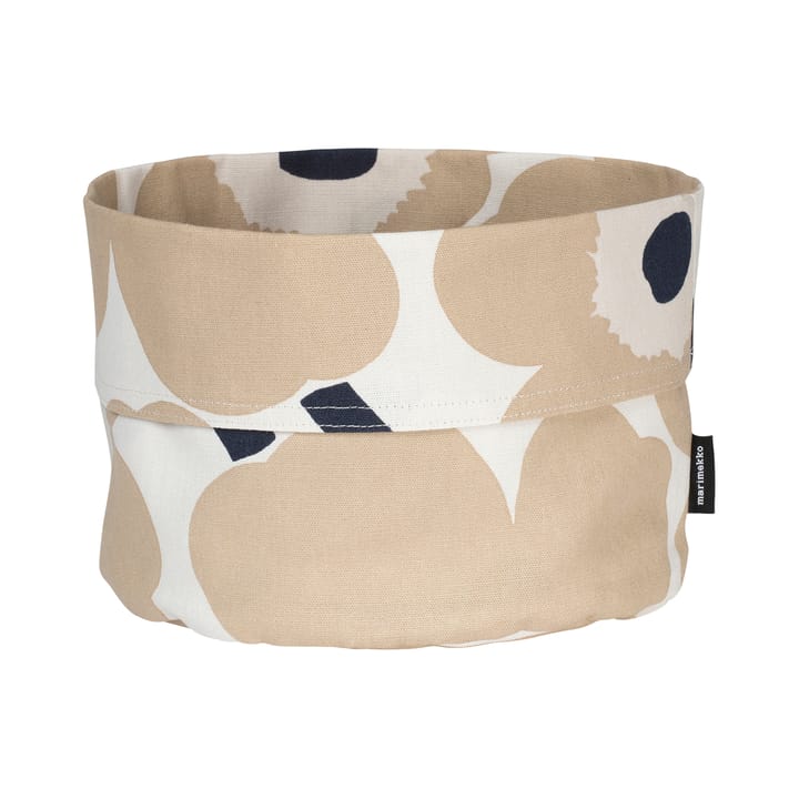 Pieni Unikko brødkurv - Off white-beige-blå - Marimekko