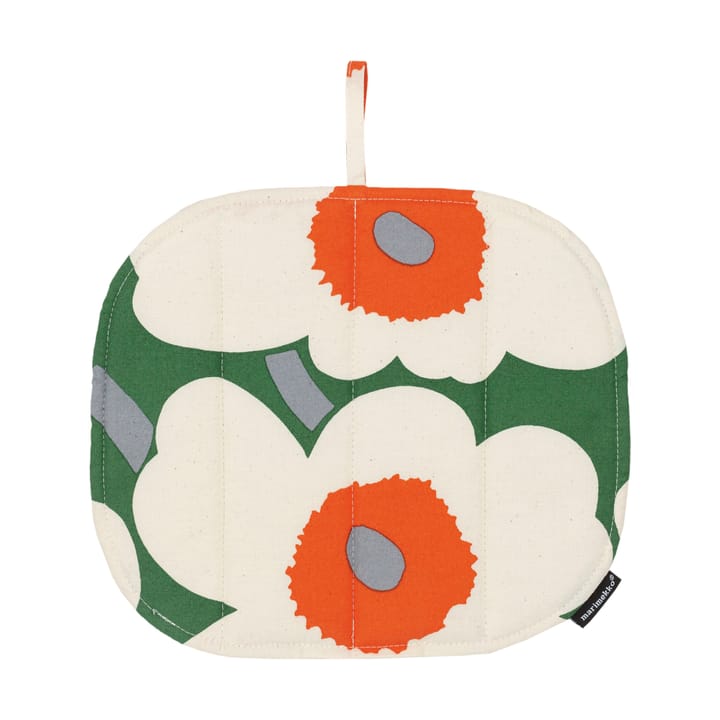 Pieni Unikko gryteklut 21,5x21,5 cm - Grønn-bomull-orange - Marimekko