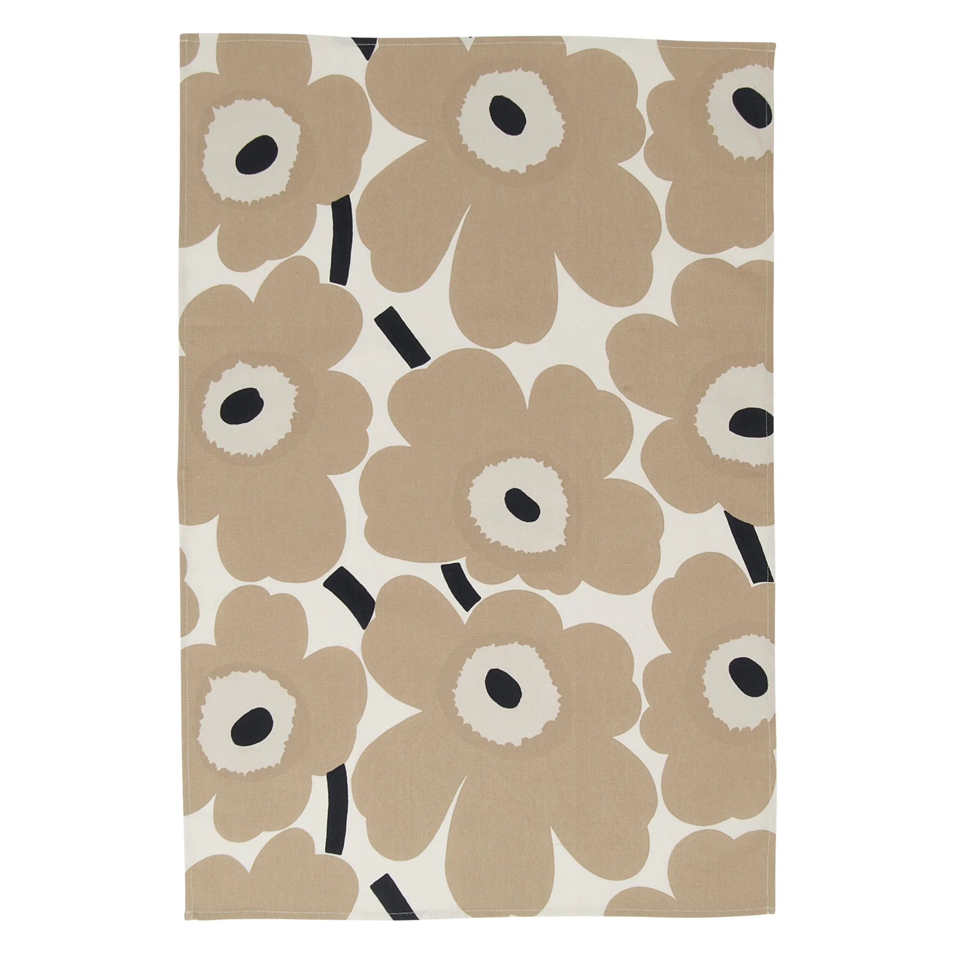 Pieni Unikko kjøkkenhåndkle 2-pack, Offwhite-beige-blå Marimekko