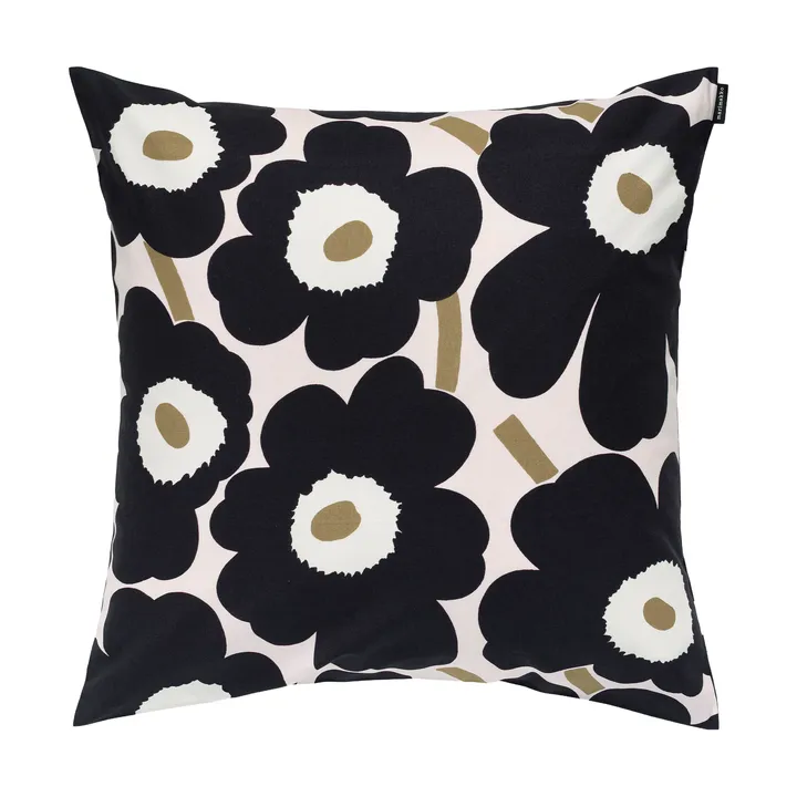 Pieni unikko putetrekk 50x50 cm - Pink-charcoal-light brown - Marimekko