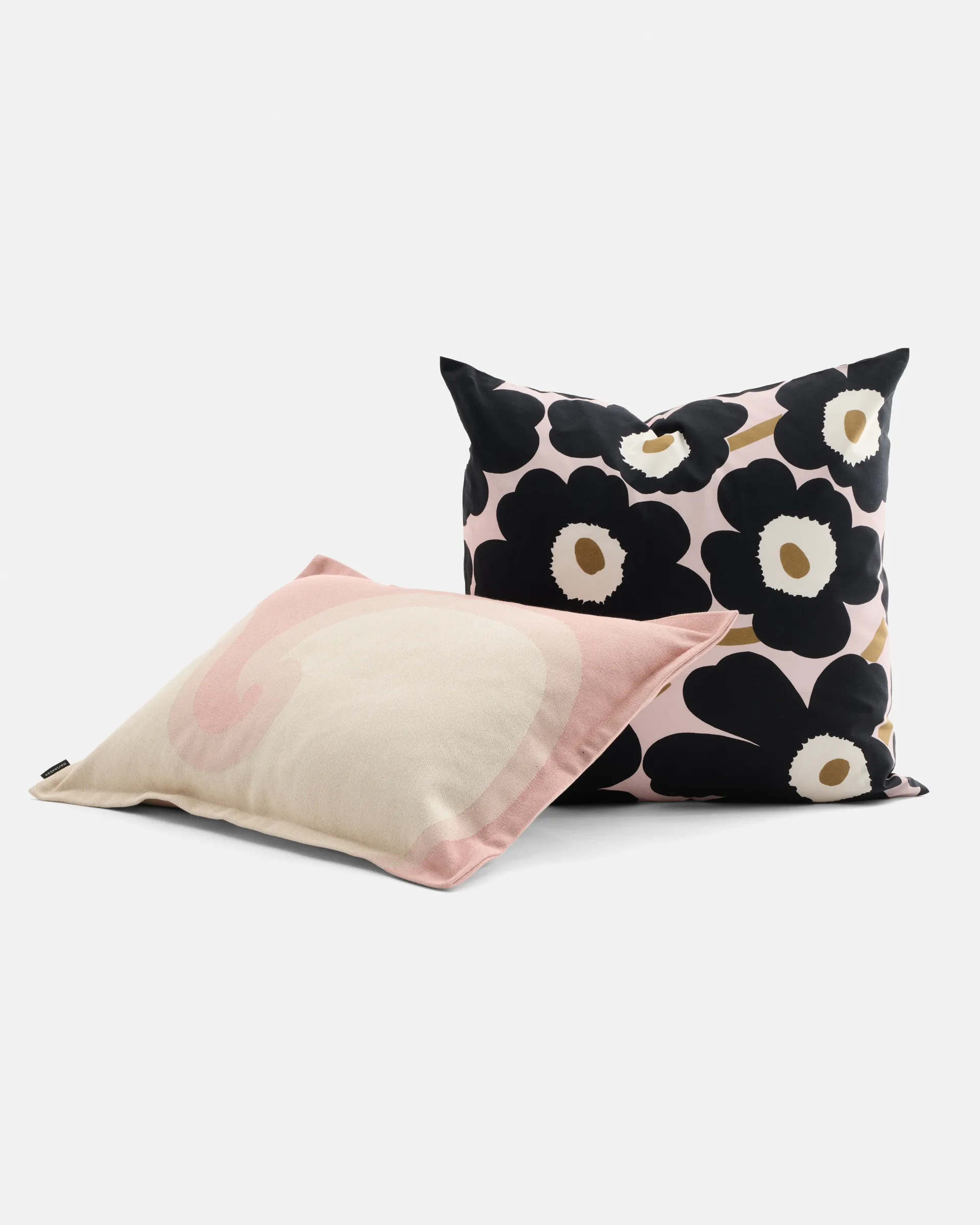 Pieni unikko putetrekk 50x50 cm, Pink-charcoal-light brown Marimekko