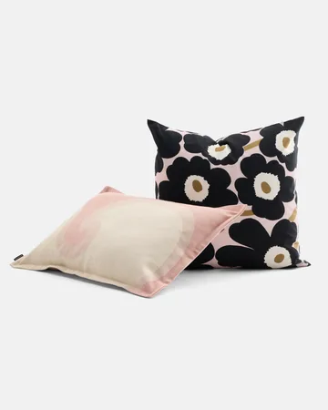 Pieni unikko putetrekk 50x50 cm - Pink-charcoal-light brown - Marimekko