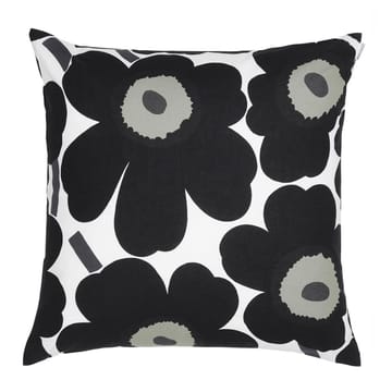 Pieni Unikko putetrekk 50x50 cm - svart - Marimekko