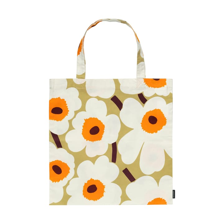 Pieni Unikko veske 44x43 cm - Beige-hvit - Marimekko