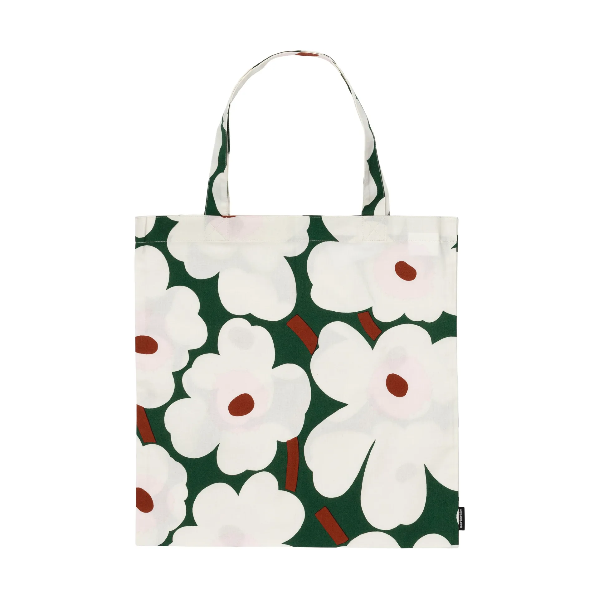 Pieni Unikko veske 44x43 cm, Green Marimekko