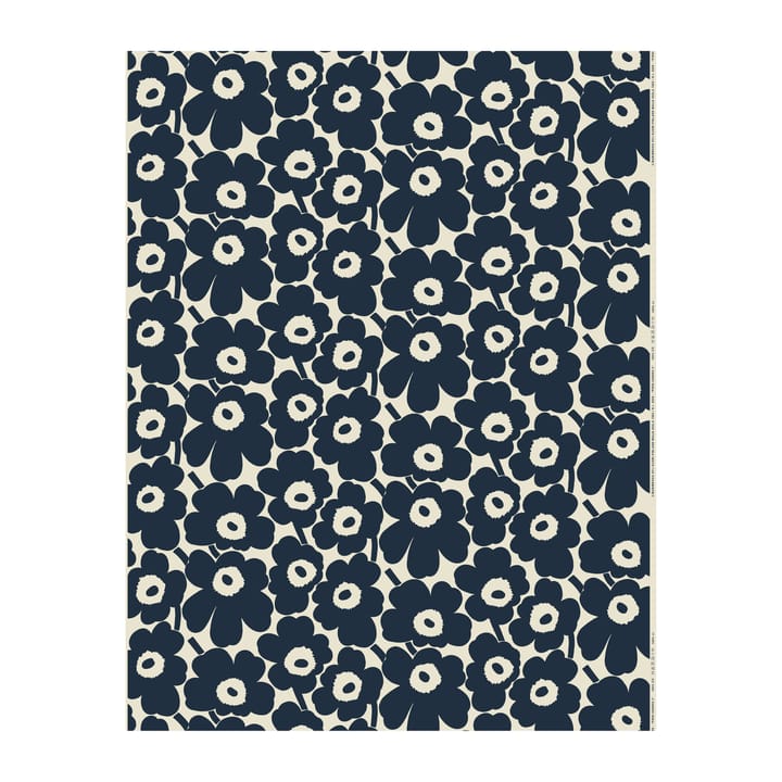 Pieni Unikko voksduk, Dark blue-cotton Marimekko