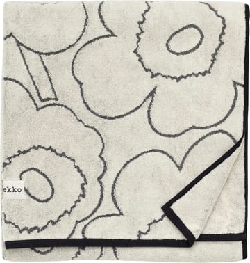 Piirto Unikko badehåndkle 100x160 cm - Ivory-black - Marimekko