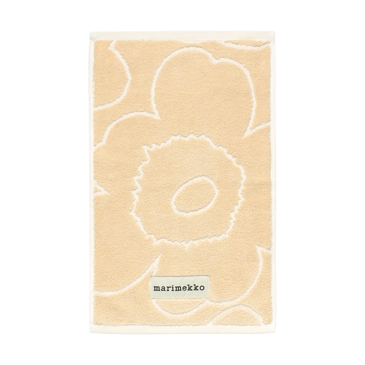 Bilde av Marimekko Piirto Unikko gjestehåndkle 30x50 cm Beige