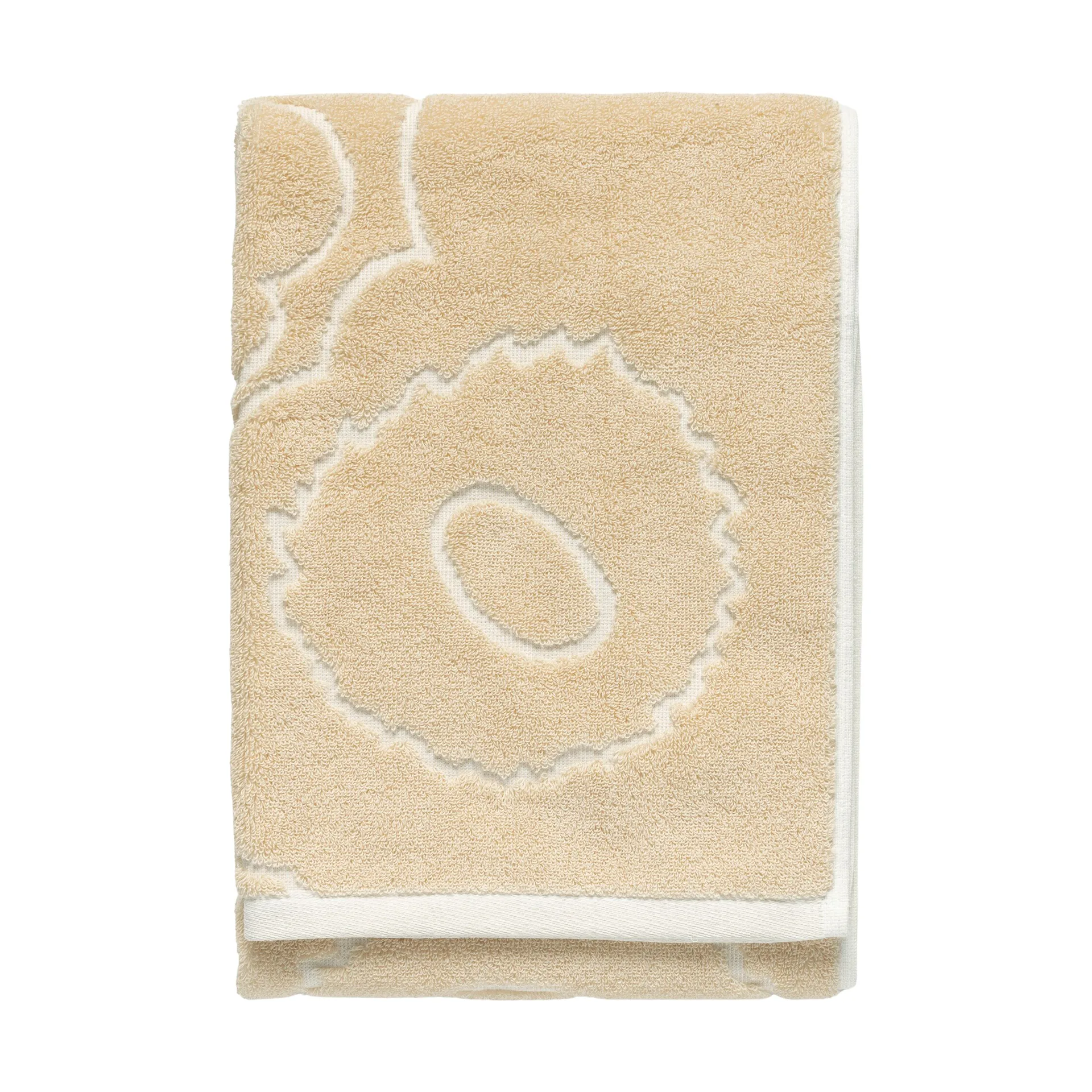 Piirto Unikko håndkle 50x100 cm, Beige Marimekko