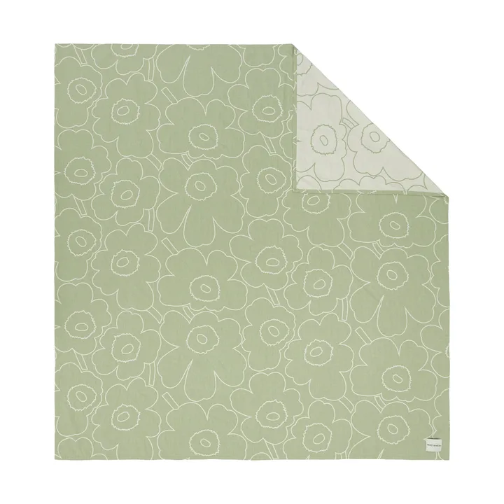 Piirto Unikko sengeteppe 260x260 cm - Pear-off white - Marimekko