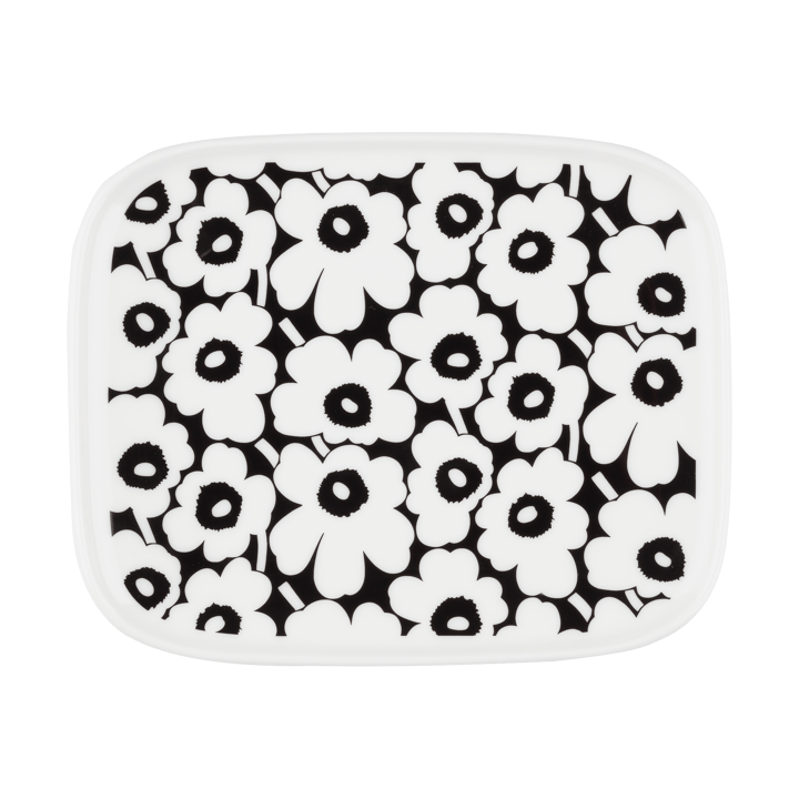 Pikkuinen Unikko fat 12x15 cm - Black-white - Marimekko