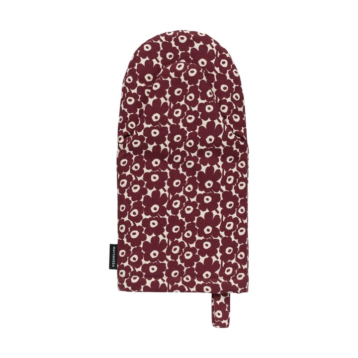 Pikkuinen Unikko grytevott - Linen-burgundy - Marimekko