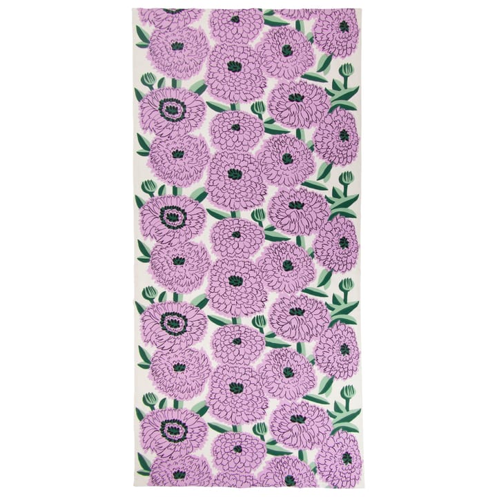 Primavera duk 140x280 cm - Hvit-lilla-grønn - Marimekko