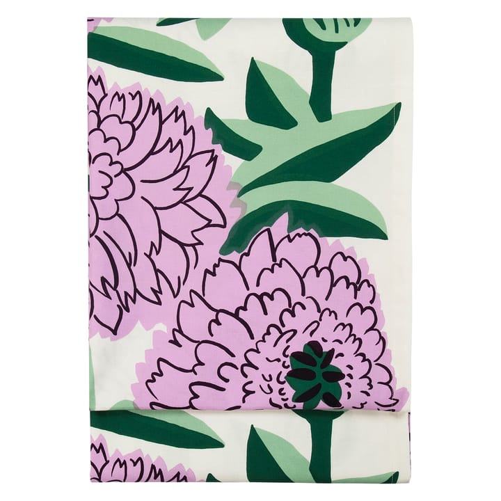 Primavera duk 140x280 cm - Hvit-lilla-grønn - Marimekko