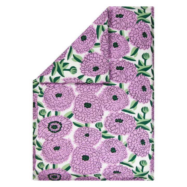 Primavera dynetrekk 150x210 cm - Off white-violet-grønn - Marimekko