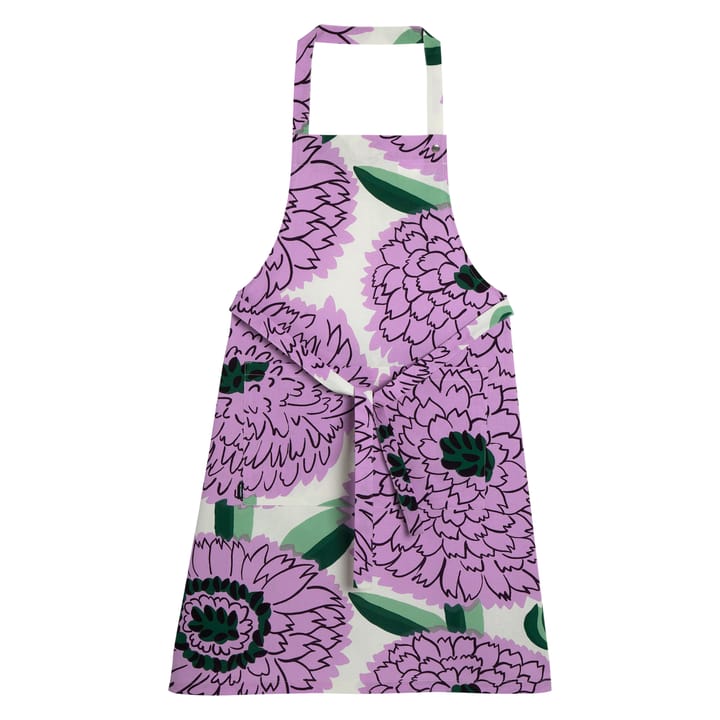 Primavera forkle - Off white-violet-grønn - Marimekko
