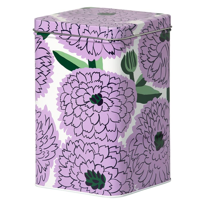 Primavera oppbevaringsboks - Hvit-lilla-grønn - Marimekko