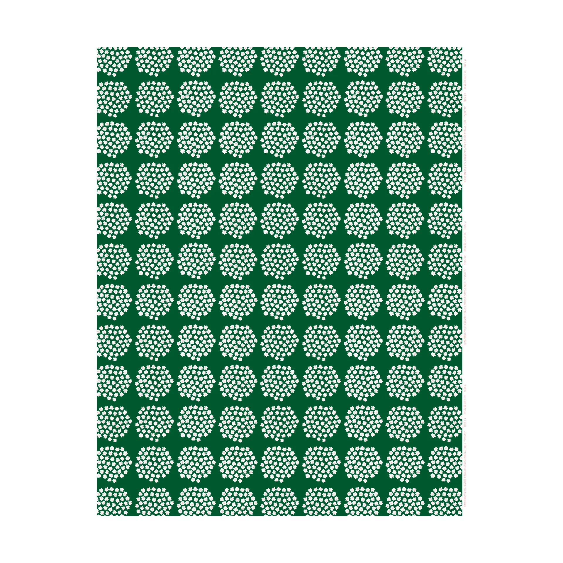 Puketti stoff, Green Marimekko