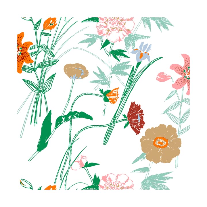 Puutarhakutsut serviett 33x33 cm 20-pk - White - Marimekko